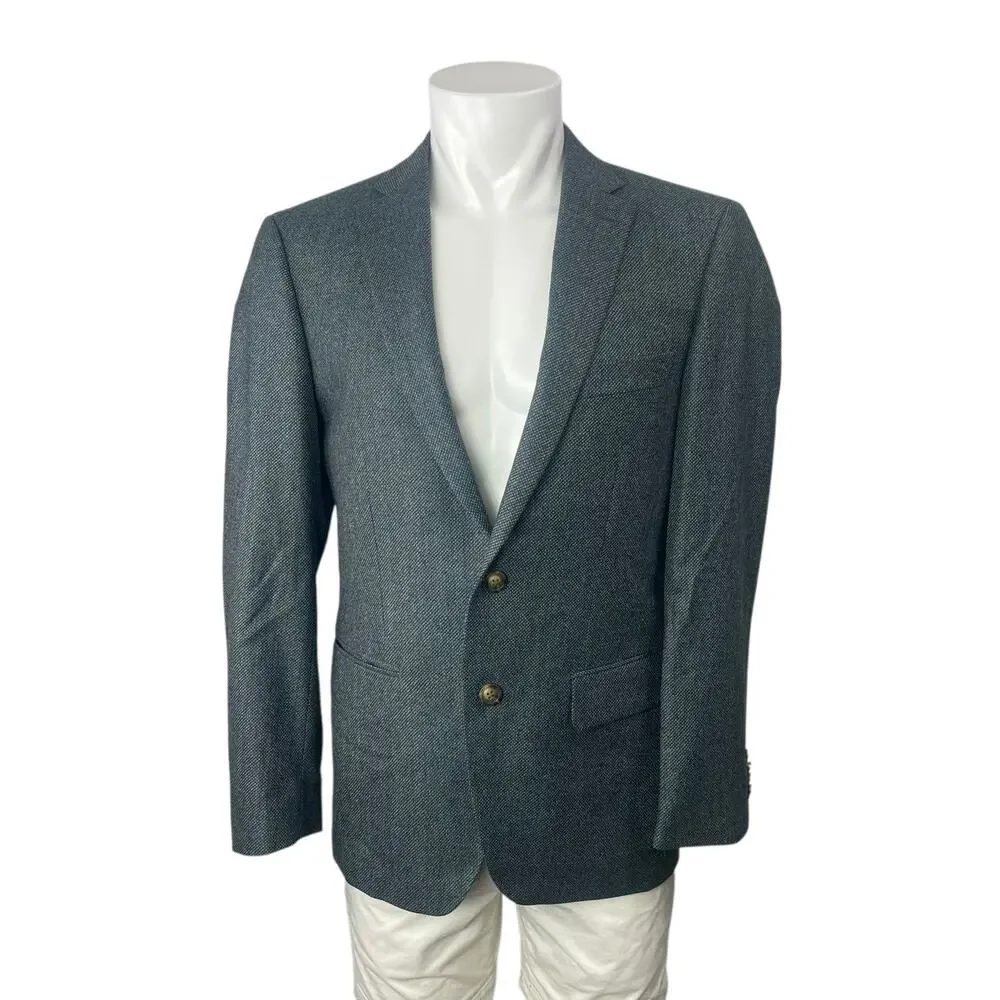 Indochino Men's Dark Gray Blazer Sport Coat Trousers Suit Jacket 2 Piece Set